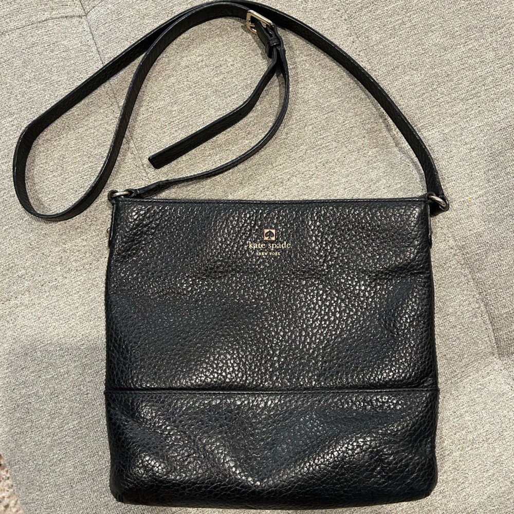 Kate Spade Black Pebbled Leather Bag